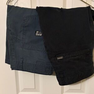 Volcom Men's Shorts - Black and Dark Blue